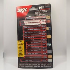 Red Jig Saw Blade Set - 16 Piece